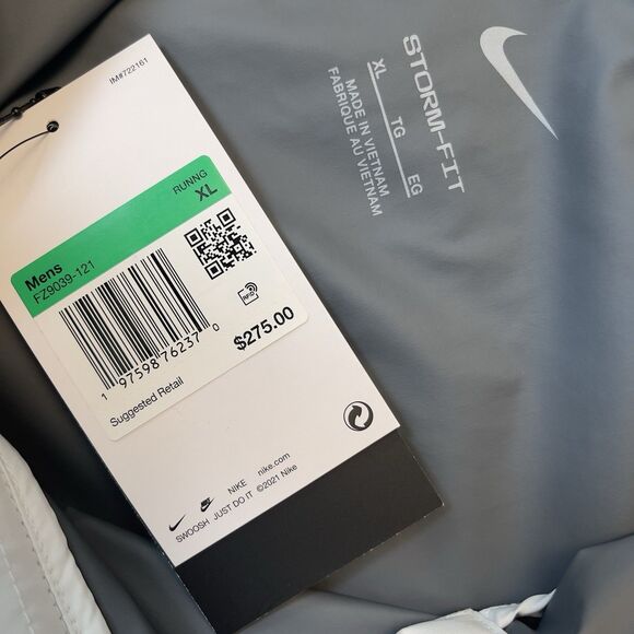 Nike Storm-FIT Aerogami Jacket Mens XL Hooded Running Windbreaker FZ9039-121 NEW - Picture 5 of 14